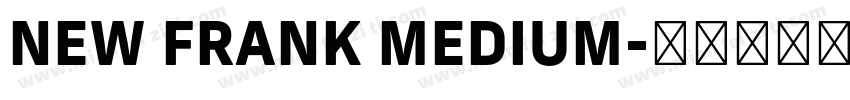 NEW FRANK MEDIUM字体转换